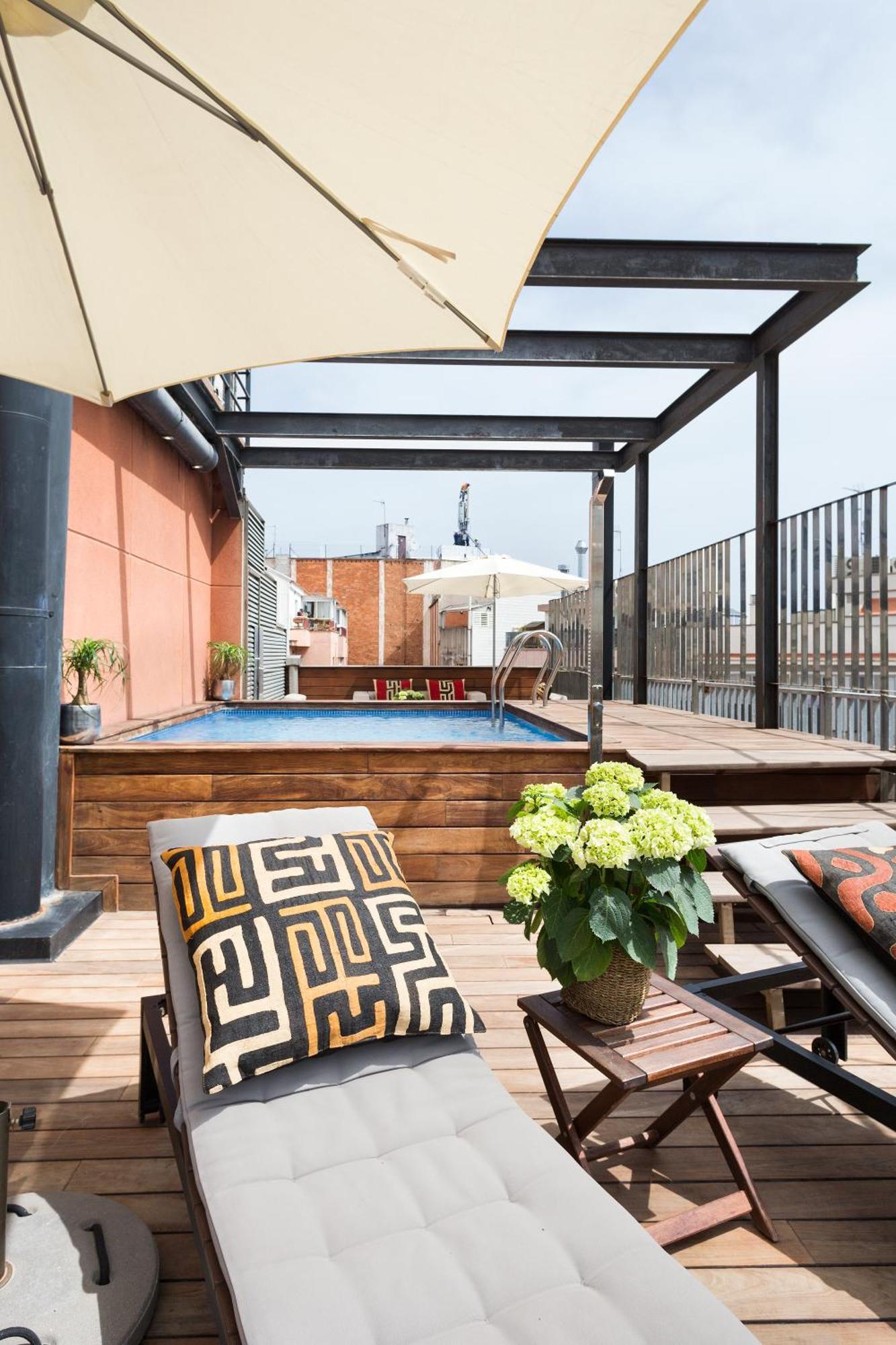 Apartment Barcelona Rentals - Pool Terrace In City Center 객실 사진